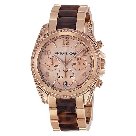 michael kors clear acrylic and rose gold watch|mk rose gold watch sale.